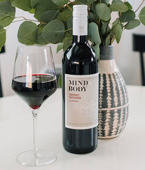 Mind and Body low alcohol low calorie Cabernet Sauvignon wine