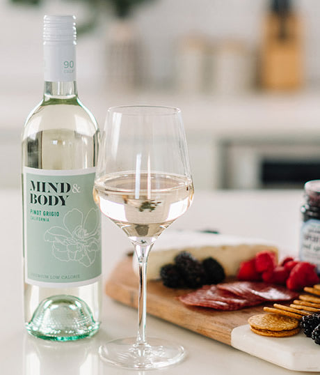 Mind and Body low alcohol low calorie Pinot Grigio