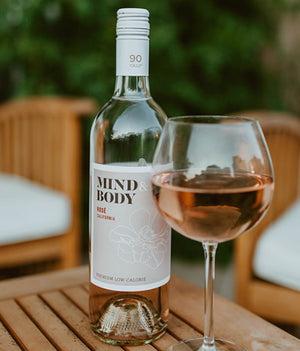 Mind and Body low alcohol low calorie Rose wine
