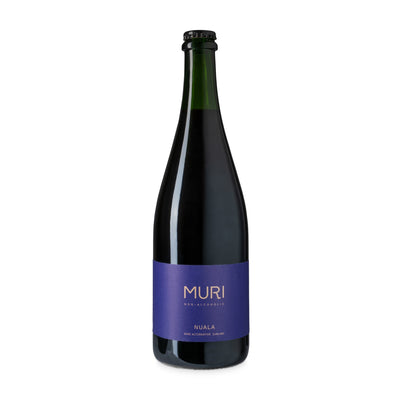 Muri Nuala Non Alcoholic Red Wine Alternative bottle, front view