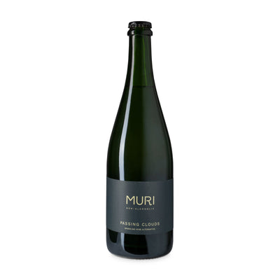 Muri Passing Clouds Non Alcoholic Champagne Alternative bottle, front view