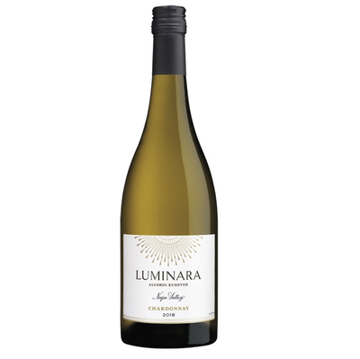 Luminara Non Alcoholic Wine - Napa Valley Chardonnay bottle, front view
